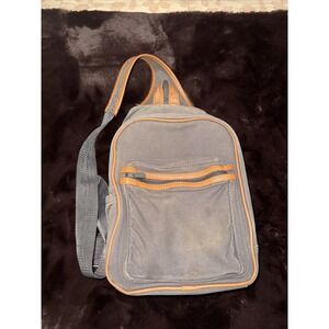 Thirty One Insulated Cooler Sling Back  Bag Canvas Faded Gray
